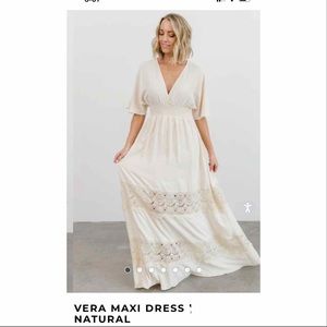 Baltic Born size M cream maxi dress